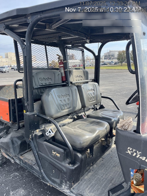 2020 Kubota RTV-X1140W-H 4WD, LED Strobe, Windshield Acrylic Clear, Plastic Canopy, Wire Harness Kit, Backup Alarm