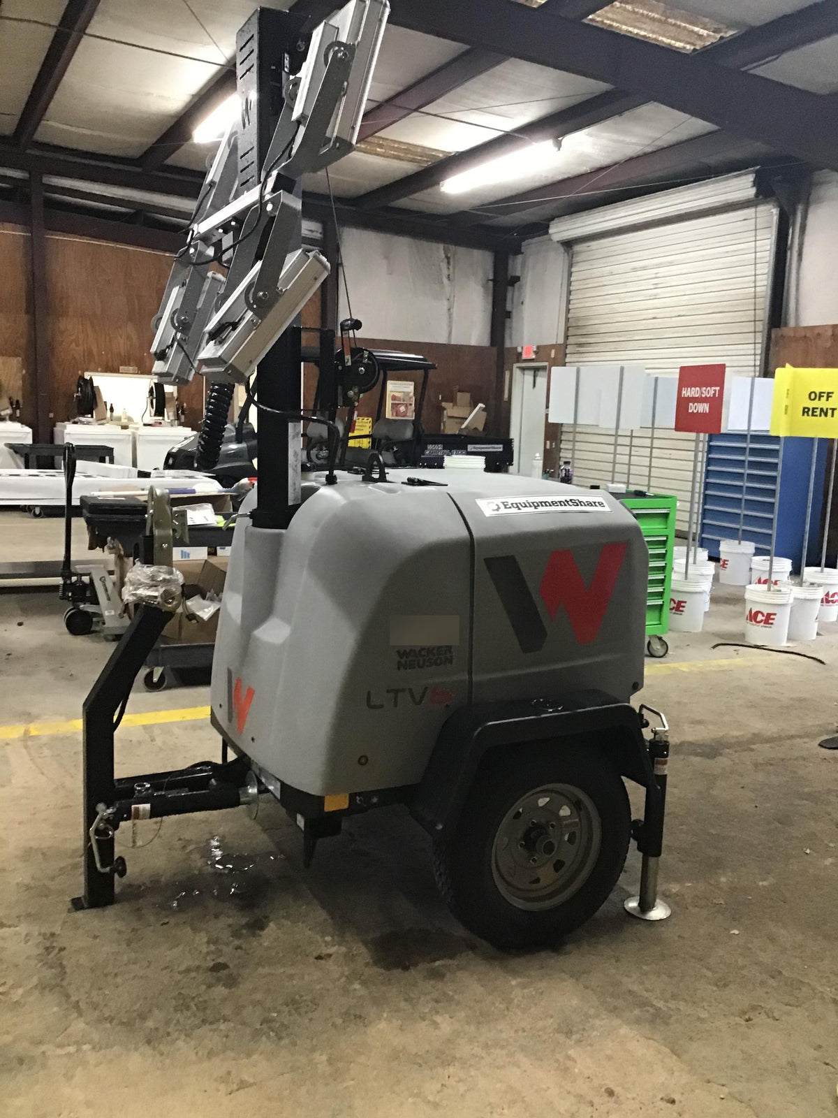 2019 Wacker Neuson LTV6K-LED Standard LED Towable Light Tower w/None