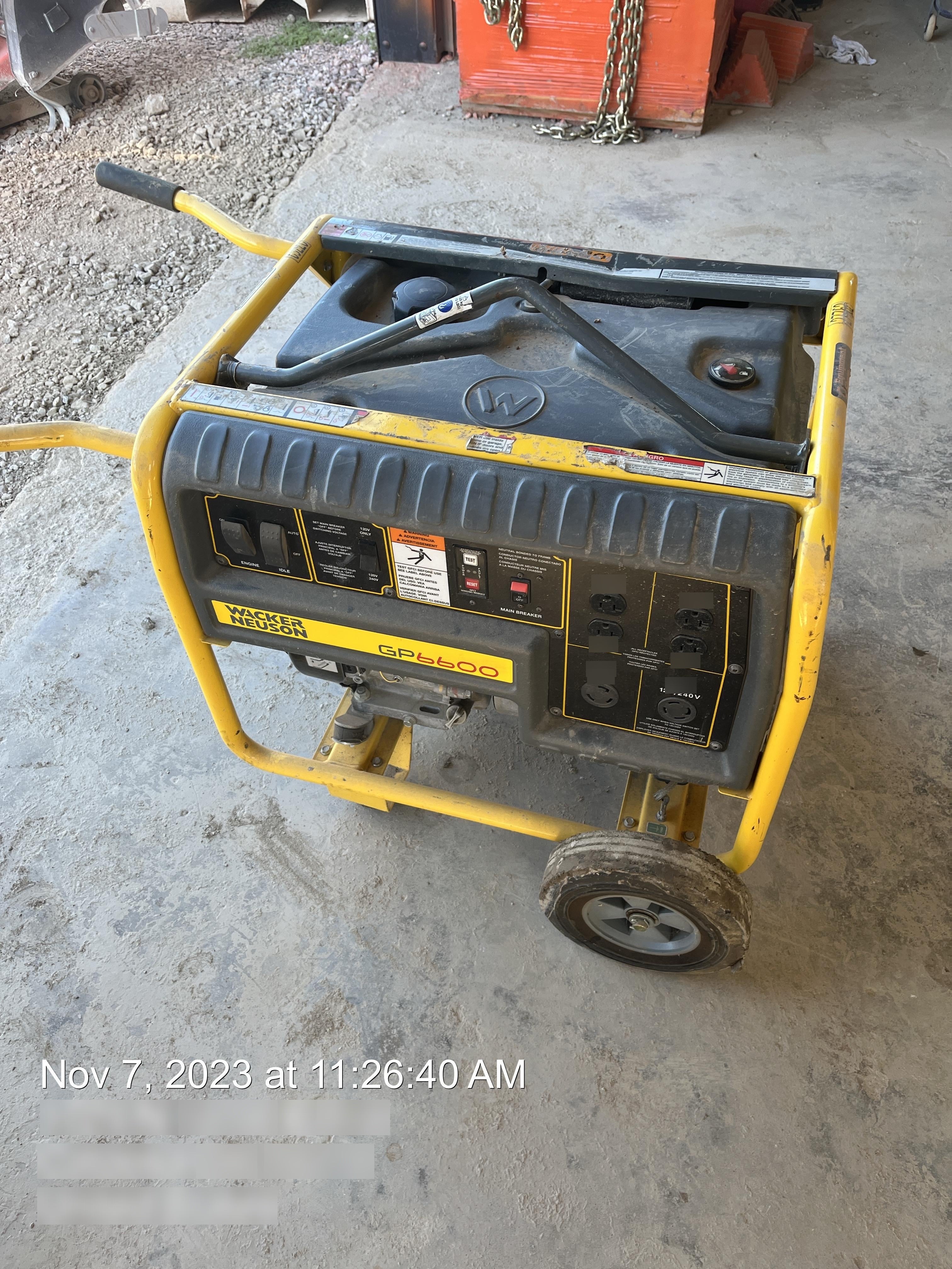 2018 WACKER NEUSON GP6600A