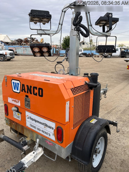 2024 Wanco WLTT-4MM4K Diesel, Deep Sea Controller, Shore Power Plug, Auto Start, (4) 350W LED Floodlights, 4kW Generator, 60 Gal Fuel Tank, 2" Ball, T3