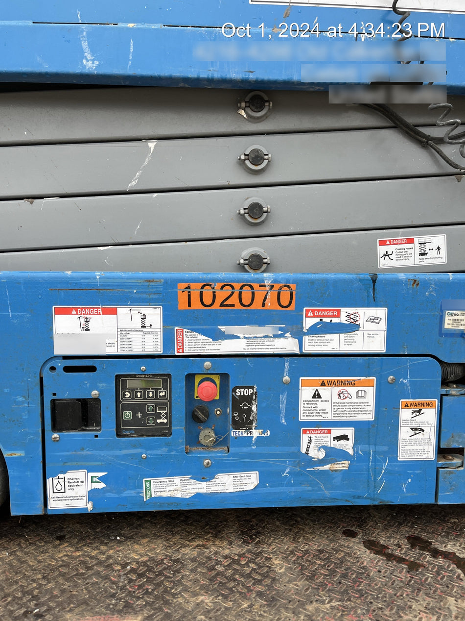 2020 Genie GS-1930 Fixed rails with chain entry gate - Pre A92.20