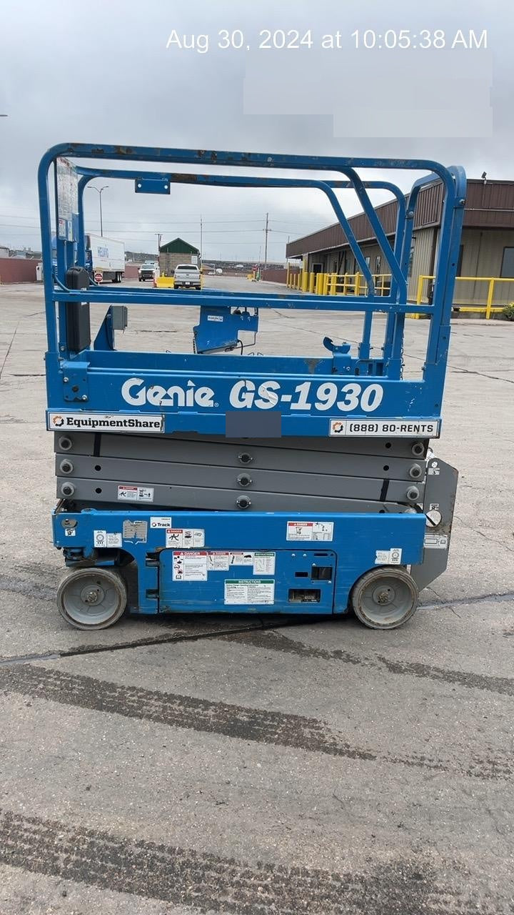 2016 Genie GS-1930 Standard Rental Specs