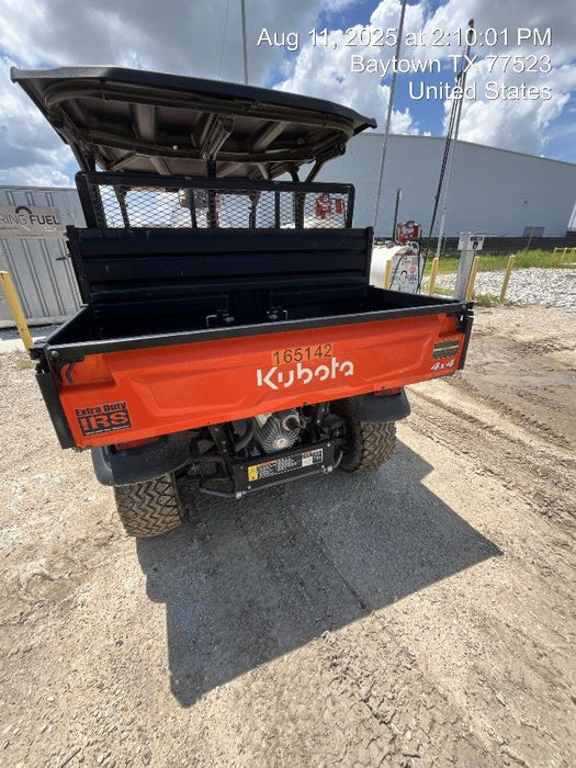 2021 Kubota RTV-X1140W-H Plastic Canopy, Windshield Acrylic Clear, LED Strobe Light, Wire Harness Kit, Back up Alarm