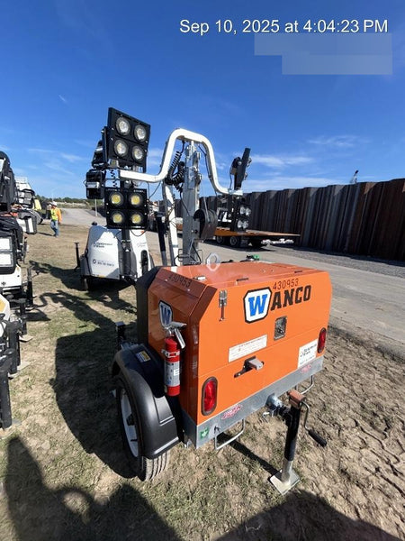 2024 Wanco WLTT-4MM4K Diesel, Deep Sea Controller, Shore Power Plug, Auto Start, (4) 350W LED Floodlights, 4kW Generator, 60 Gal Fuel Tank, 2" Ball, T3