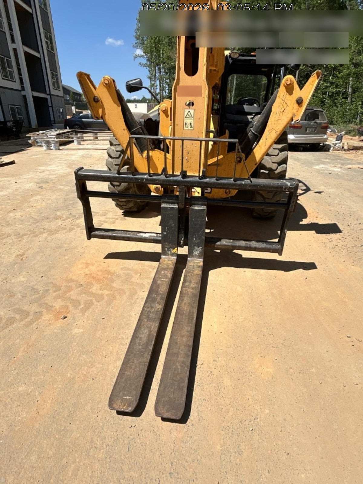 2020 JCB 510-56 Canopy, Solid Tires, Work Lights, Beacon, Aux Hydraulics, Back up Alarm, Lifting Eye, ES Decals