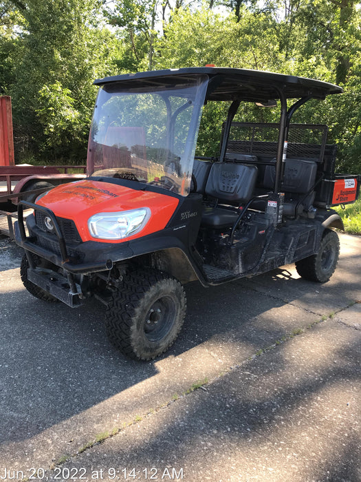 2022 Kubota RTV-X1140W-H Plastic Canopy, Windshield Acrylic Clear, LED Strobe Light, Wire Harness Kit, Back up Alarm