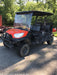 2022 Kubota RTV-X1140W-H Plastic Canopy, Windshield Acrylic Clear, LED Strobe Light, Wire Harness Kit, Back up Alarm