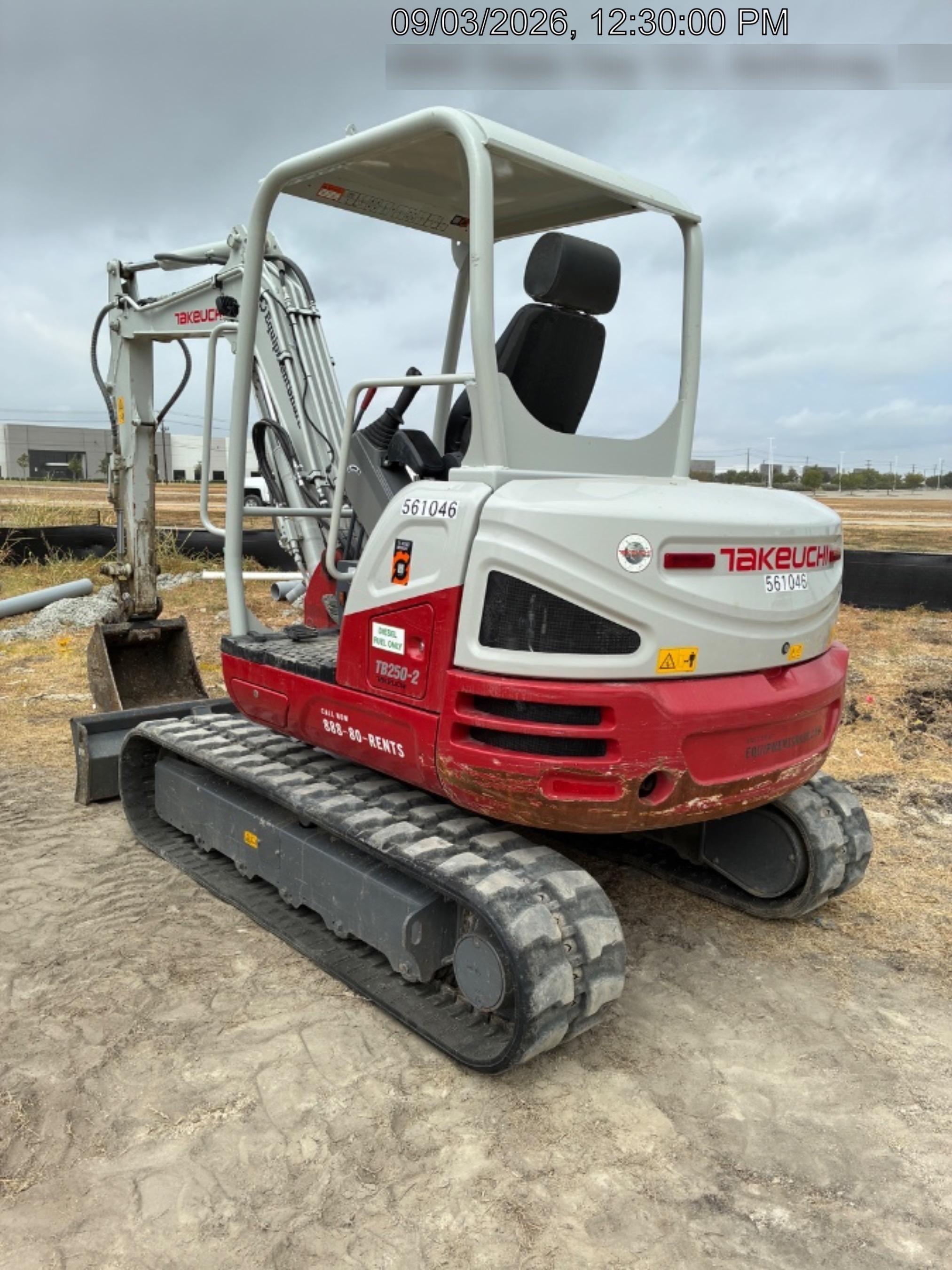 2025 TAKEUCHI TB250-2R