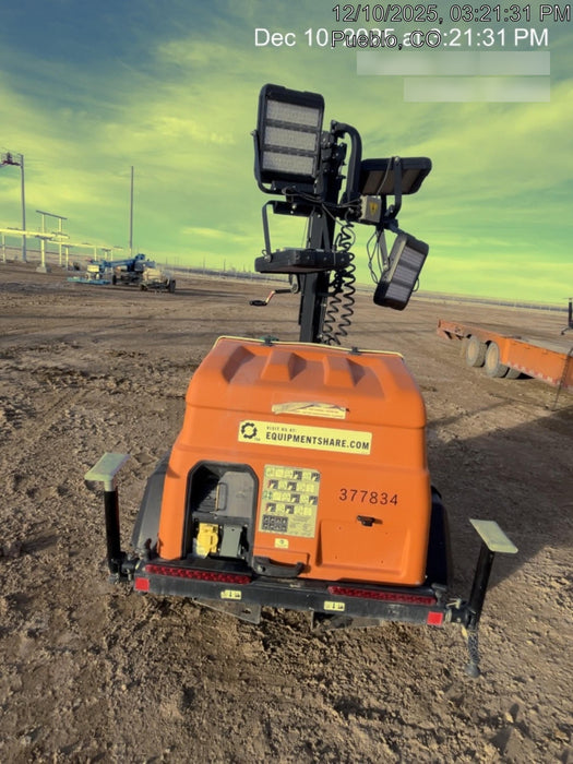 2023 Generac MLT2 Diesel, Flex Switch 120V Input, Powerzone Controller, 
(4) 320W LED Lights, 4kW Generator, 39.9 Gal Fuel Tank, 2" Ball, T3