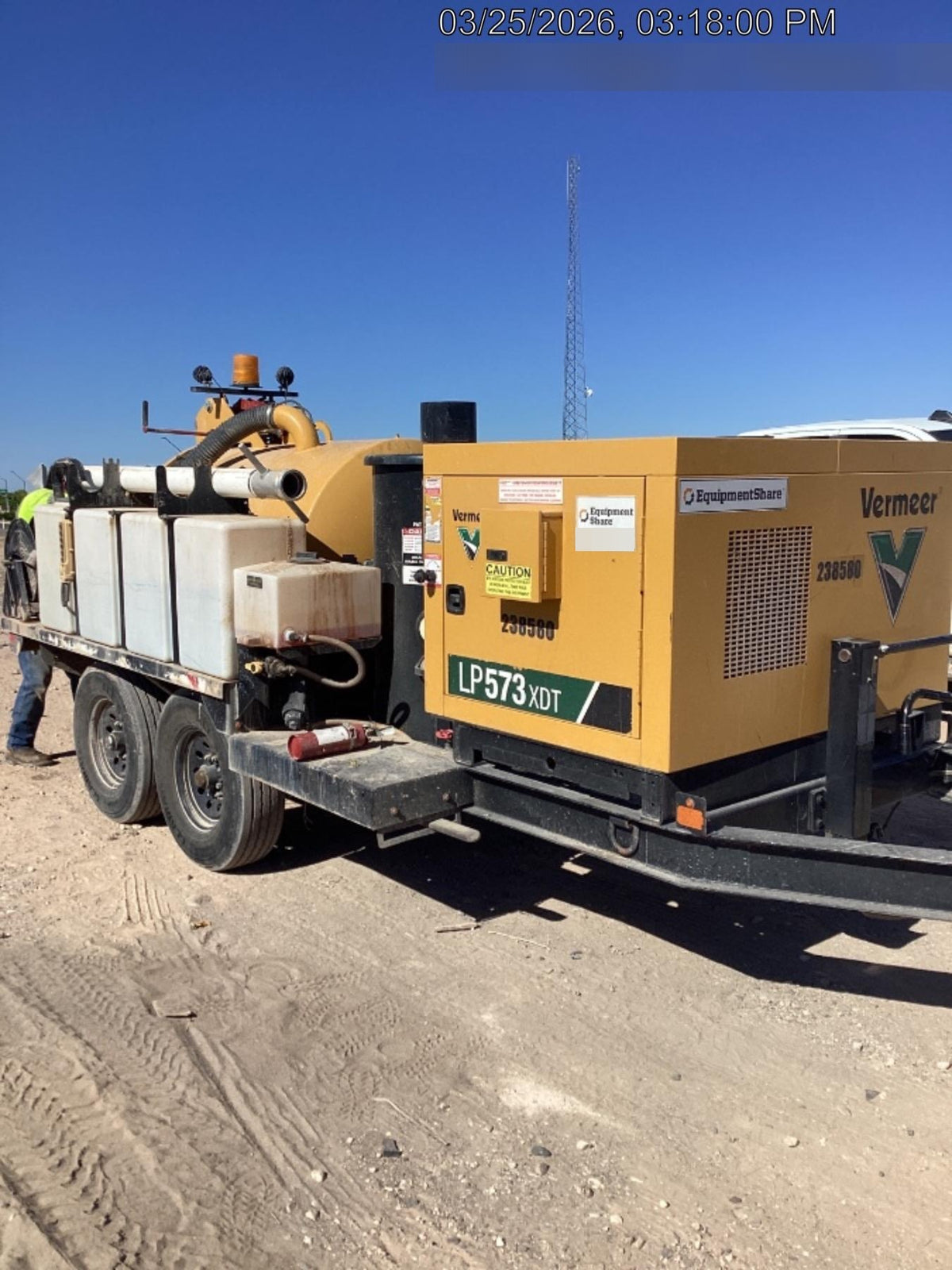 2022 Vac-Tron LP573XDT T4 Koehler Diesel Engine, 500 Gallon Debris Tank, x2 100 Gallon Water Tanks