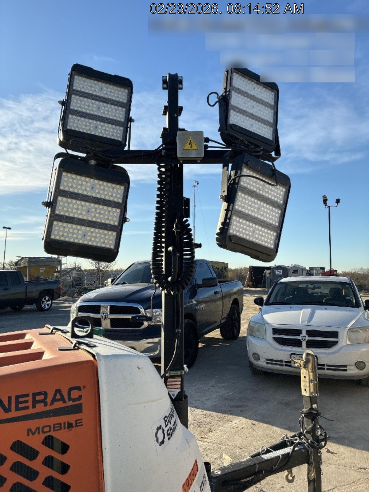 2024 Generac MLT2 Diesel, Flex Switch 120V Input, Powerzone Controller, 
(4) 320W LED Lights, 4kW Generator, 39.9 Gal Fuel Tank, 2" Ball, T3