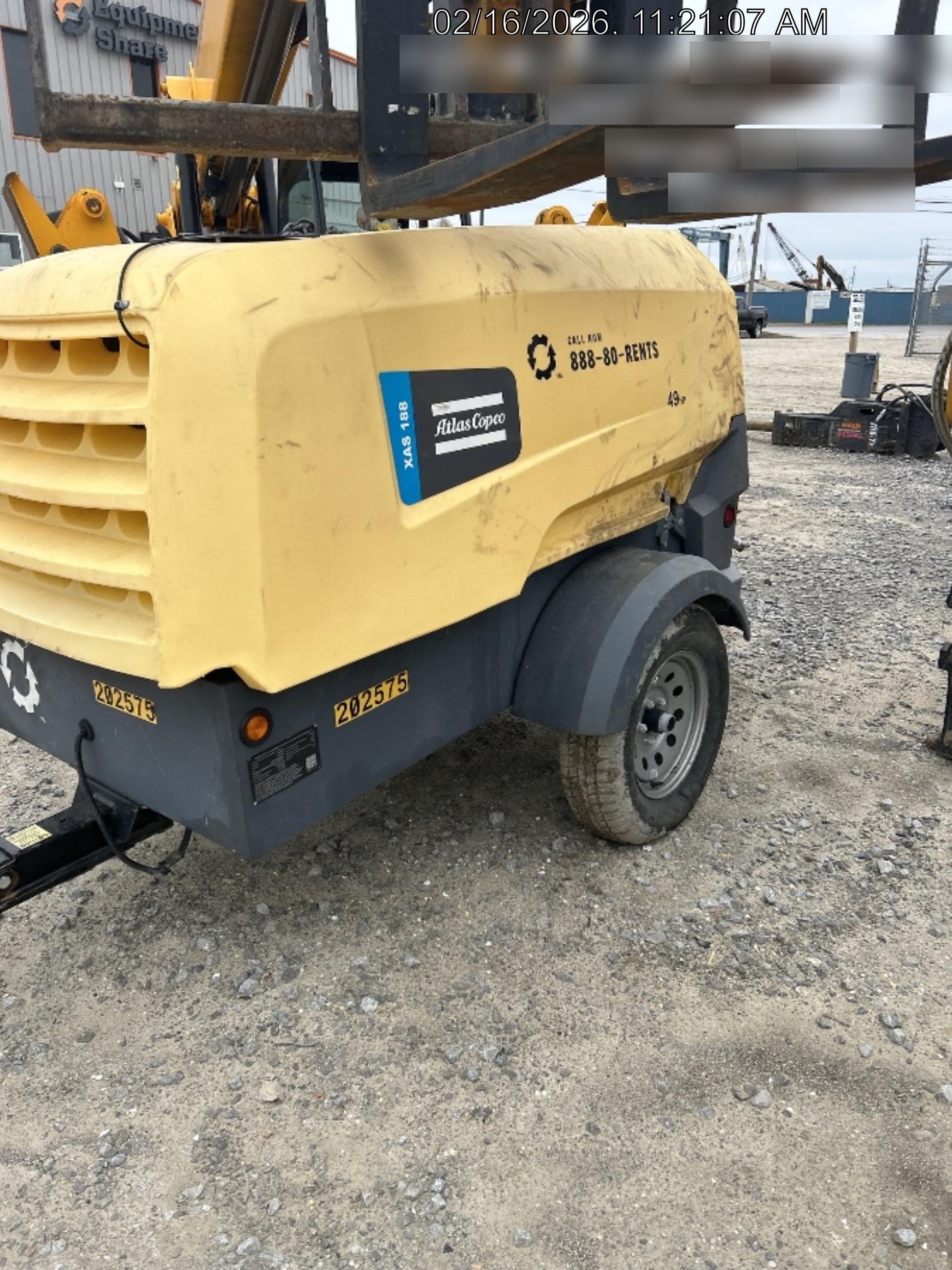 2022 ATLAS COPCO XAS188 CWK