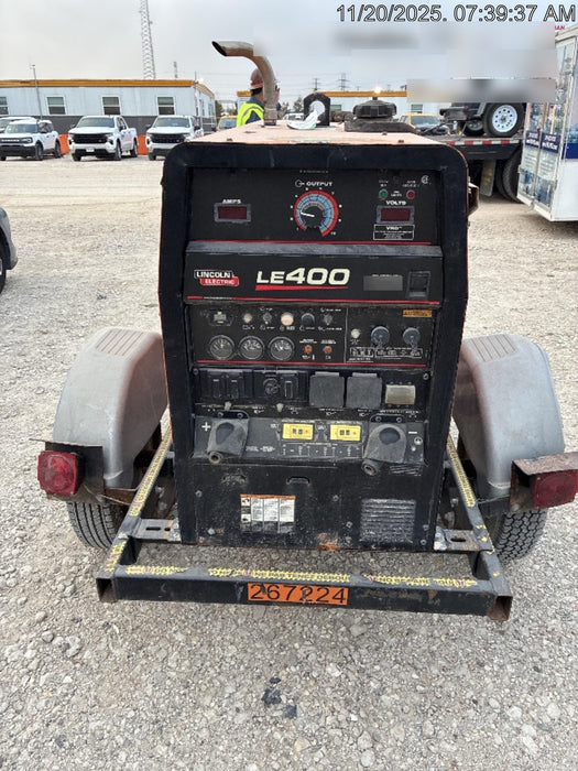 2022 Lincoln Electric LE400 Kubota V1505, Trlr, Cable Rack, Light Kit, ES Decals, T3