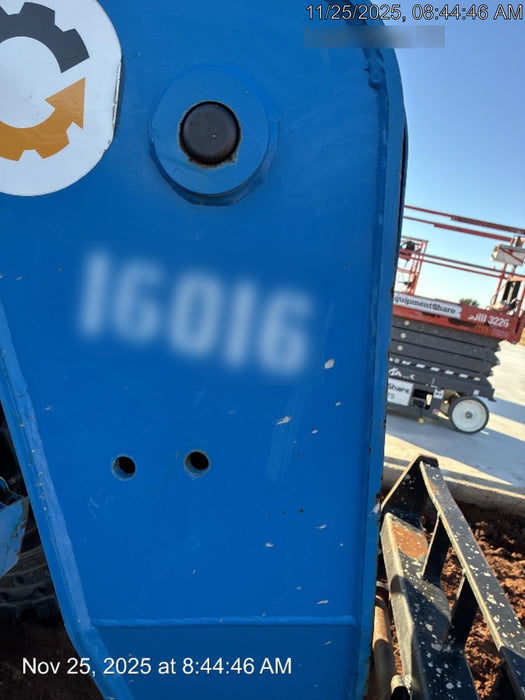 2018 Genie GTH-844 Genie GTH-844 w/ROPS, Work Lights, Solid Tires, RH Cab Mesh, Beacon, 60" Carriage and Forks