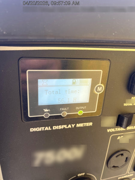 2024 Powerhouse POWERHOUSE7500I Powerhorse Inverter Generator, 7,500 Surge Watts, 6,500 Rated Watts, Electric Start, Gasoline, 6.6 Gal Capacity, Part # 74006