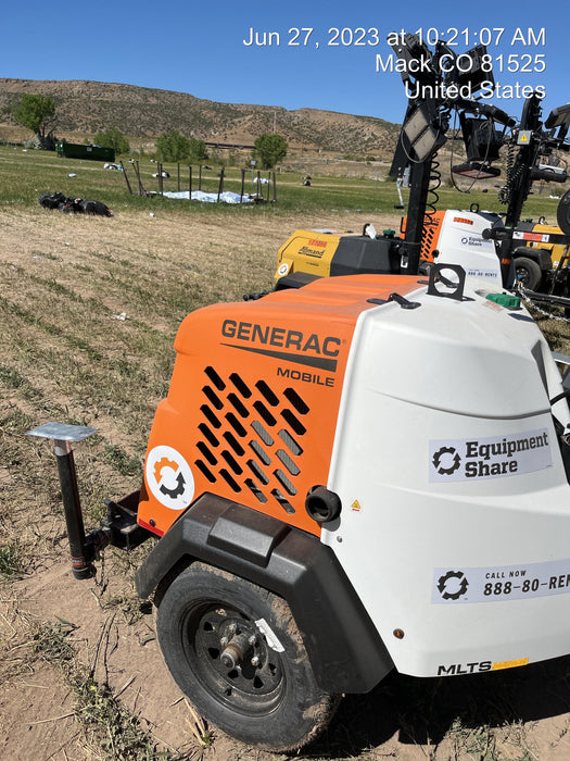 2023 Generac MLT2 Diesel, Flex Switch 120V Input, Powerzone Controller, (4) 320W LED Lights, 4kW Generator, 39.9 Gal Fuel Tank, 2" Ball, T3