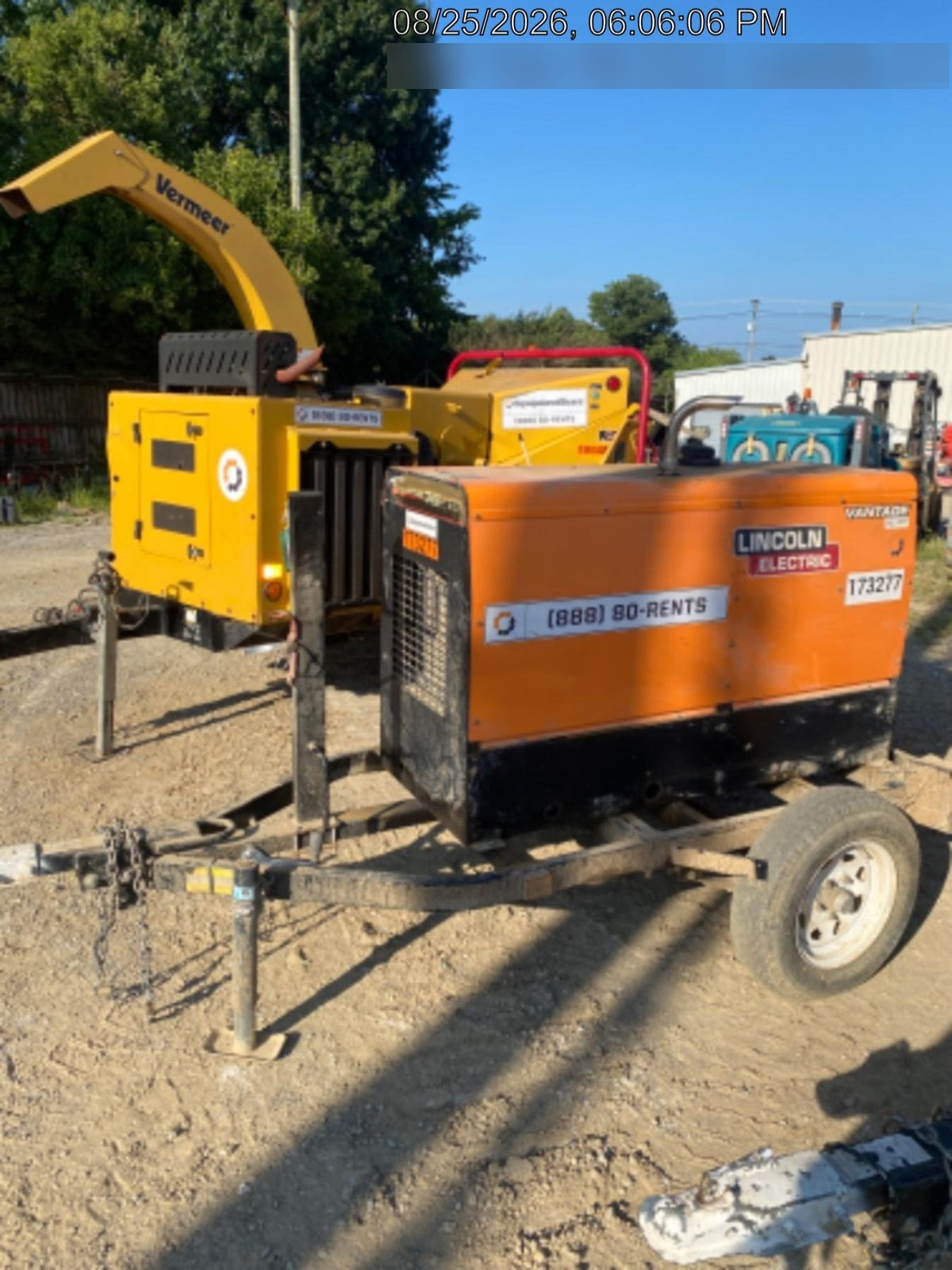 2021 Lincoln Electric Vantage 322 Vantage 322 Ready Pak 3 w/ Decals, ORANGE (includes trailer, cable rack, fender light kit) NO Telematics