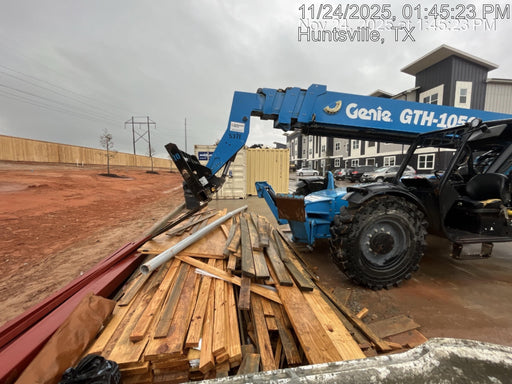 2017 Genie GTH-1056 Genie GTH1056, Solid Tires, 60" carriage, Light Kit, Open ROPS