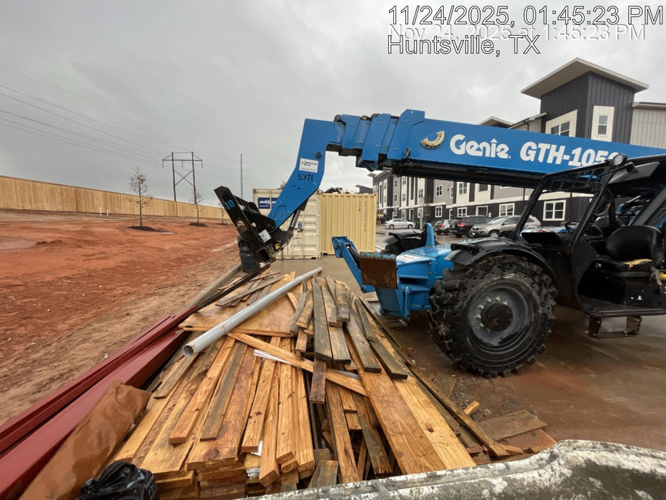 2017 Genie GTH-1056 Genie GTH1056, Solid Tires, 60" carriage, Light Kit, Open ROPS