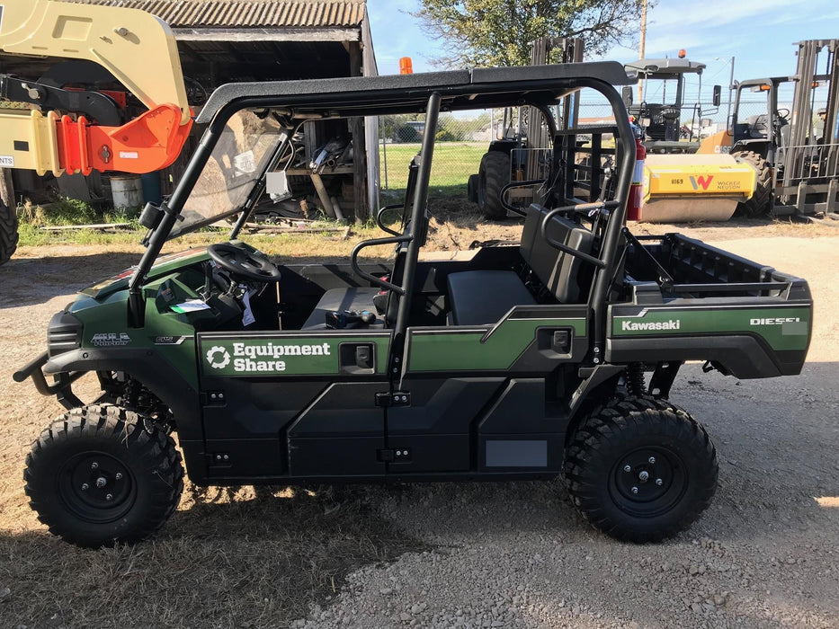 2018 Kawasaki MULE PRO-DX Kawasaki Mule 4x4 Diesel UTV w/Hard Top, Windshield, Beacon, Backup Alarm, ES Keypad/Hardware Installed