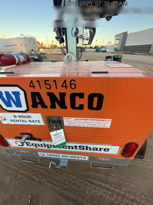 2024 Wanco WLTT-4MM4K Diesel, Deep Sea Controller, Shore Power Plug, Auto Start, (4) 350W LED Floodlights, 4kW Generator, 60 Gal Fuel Tank, 2" Ball, T3