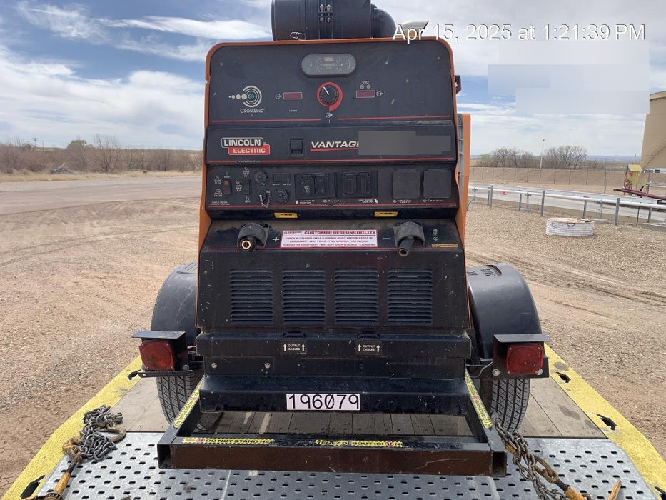 2021 Lincoln Electric Vantage 549X Ready Pak 3, ORANGE (includes trailer, cable rack, fender light kit)