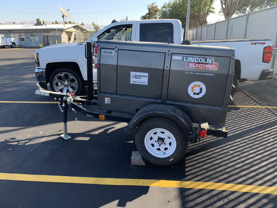 2021 Lincoln Electric Dual Maverick 200/200X Ready Pak 3 (includes trailer, cable rack, fender light kit)