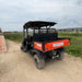 Kubota RTV-X1140W-H Plastic Canopy, Windshield Acrylic Clear, LED Strobe Light, Wire Harness Kit, Back up Alarm