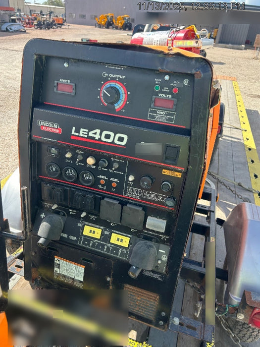 2022 Lincoln Electric LE400 Kubota V1505, Trlr, Cable Rack, Light Kit, ES Decals, T3