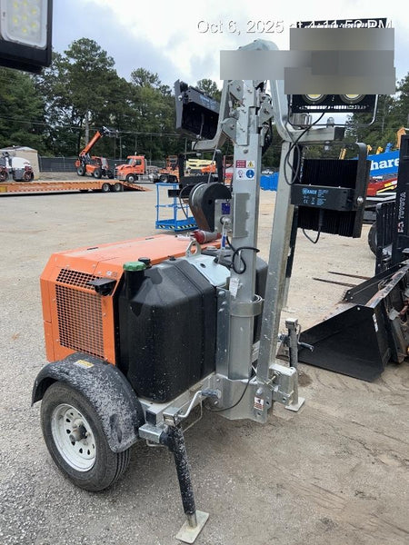 2025 Wanco WLTT-4MM4K Diesel, Mitsubishi L2E, 9.0HP @1800 rpm, Deep Sea Controller, Shore Power Plug, Auto Start, (4) 350W LED Floodlights, 4kW Generator, 60 Gal Fuel Tank, 2" Ball, T3