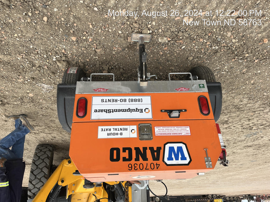 2024 Wanco WLTT-4MM4K Diesel, Deep Sea Controller, Shore Power Plug, Auto Start, (4) 350W LED Floodlights, 4kW Generator, 60 Gal Fuel Tank, 2" Ball, T3