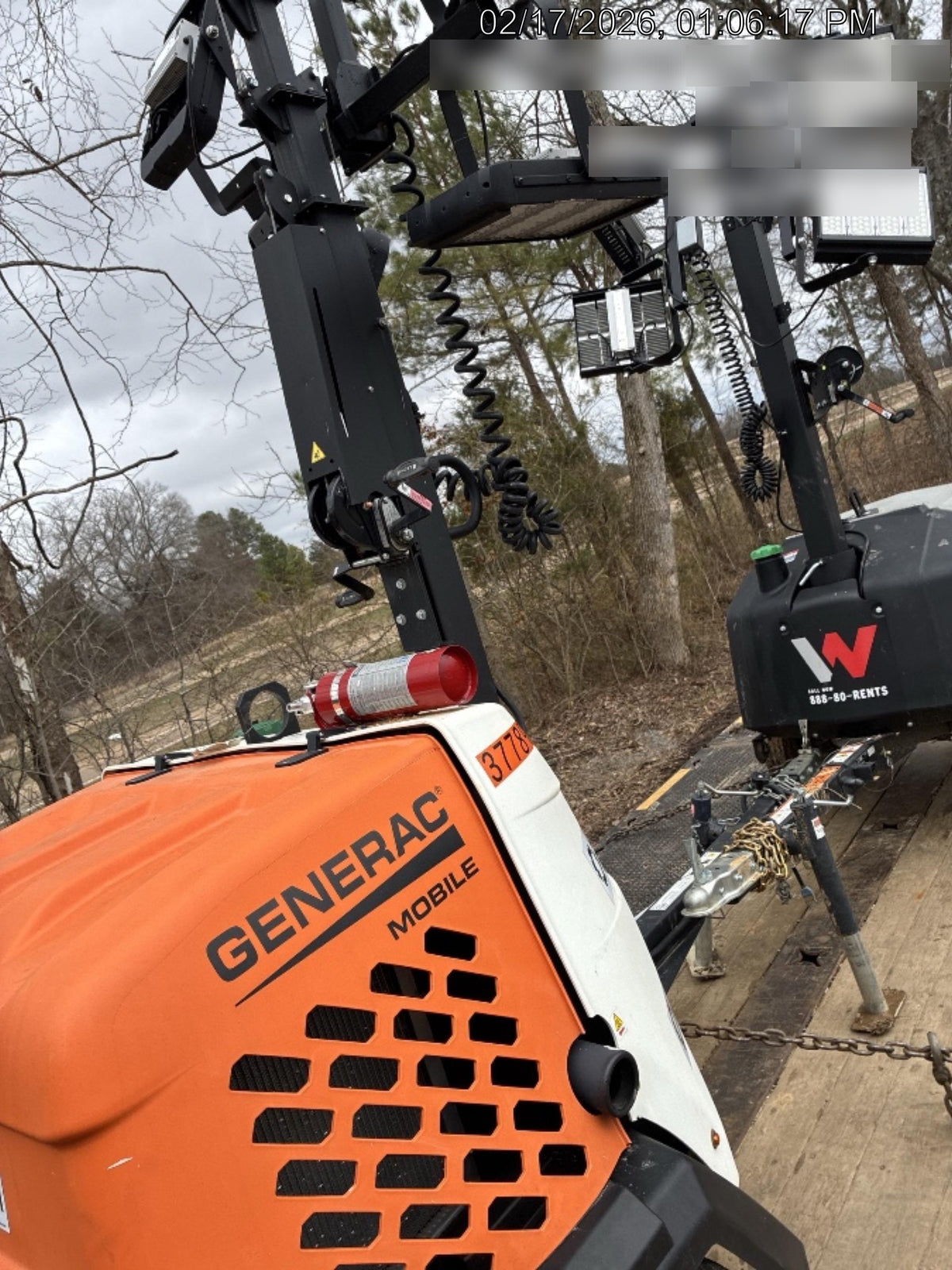 2023 Generac MLT2 Diesel, Flex Switch 120V Input, Powerzone Controller, 
(4) 320W LED Lights, 4kW Generator, 39.9 Gal Fuel Tank, 2" Ball, T3