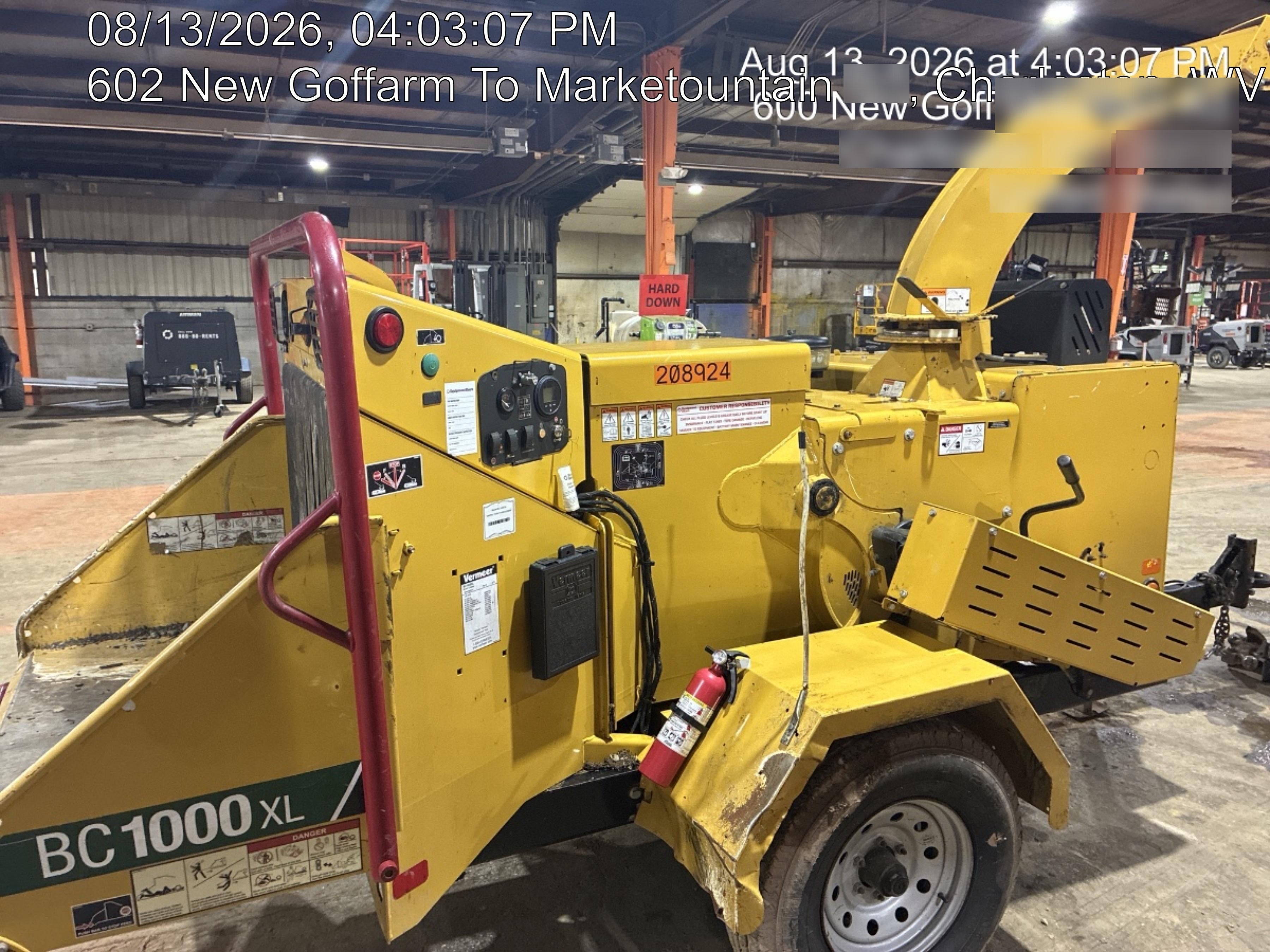2022 VERMEER BC1000XL Diesel