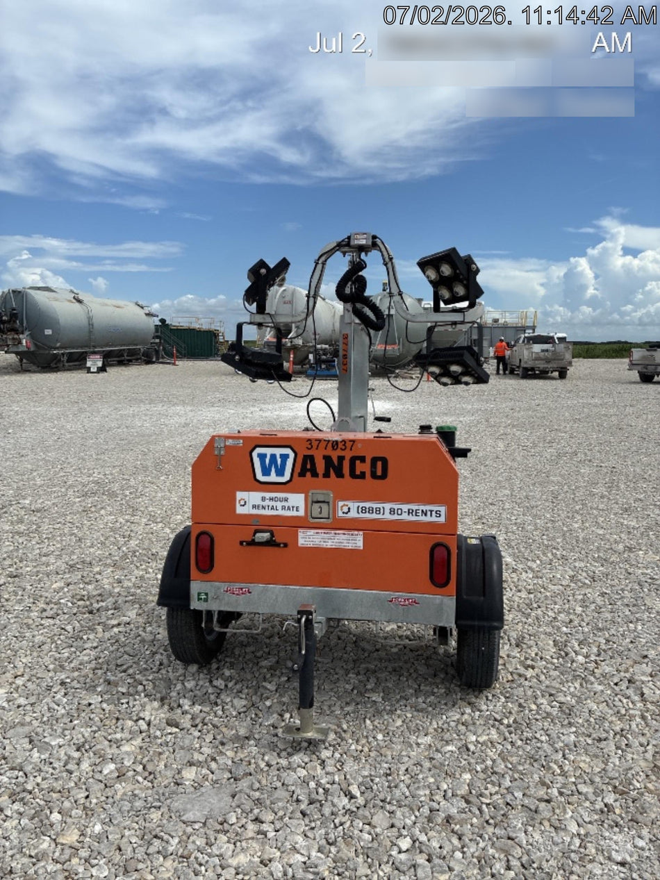 2023 Wanco WLTT-4MM4K Diesel, Deep Sea Controller, Shore Power Plug, Auto Start, (4) 350W LED Floodlights, 4kW Generator, 60 Gal Fuel Tank, 2" Ball, T3