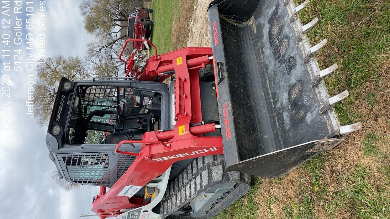 2020 Takeuchi TL12V2-CRH Cab, Rubber Track, & HF