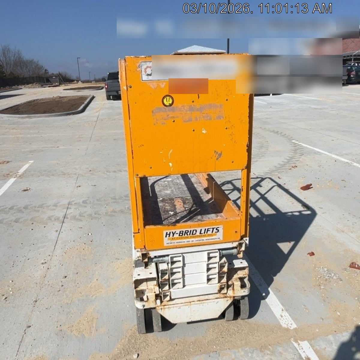 Custom Equipment HB-1430 Hy-Brid Scissor Lift
Platform capacity up to 670 lbs
Working height up to 20 ft
Weighs under 1,700 lbs
Non-marking wheels