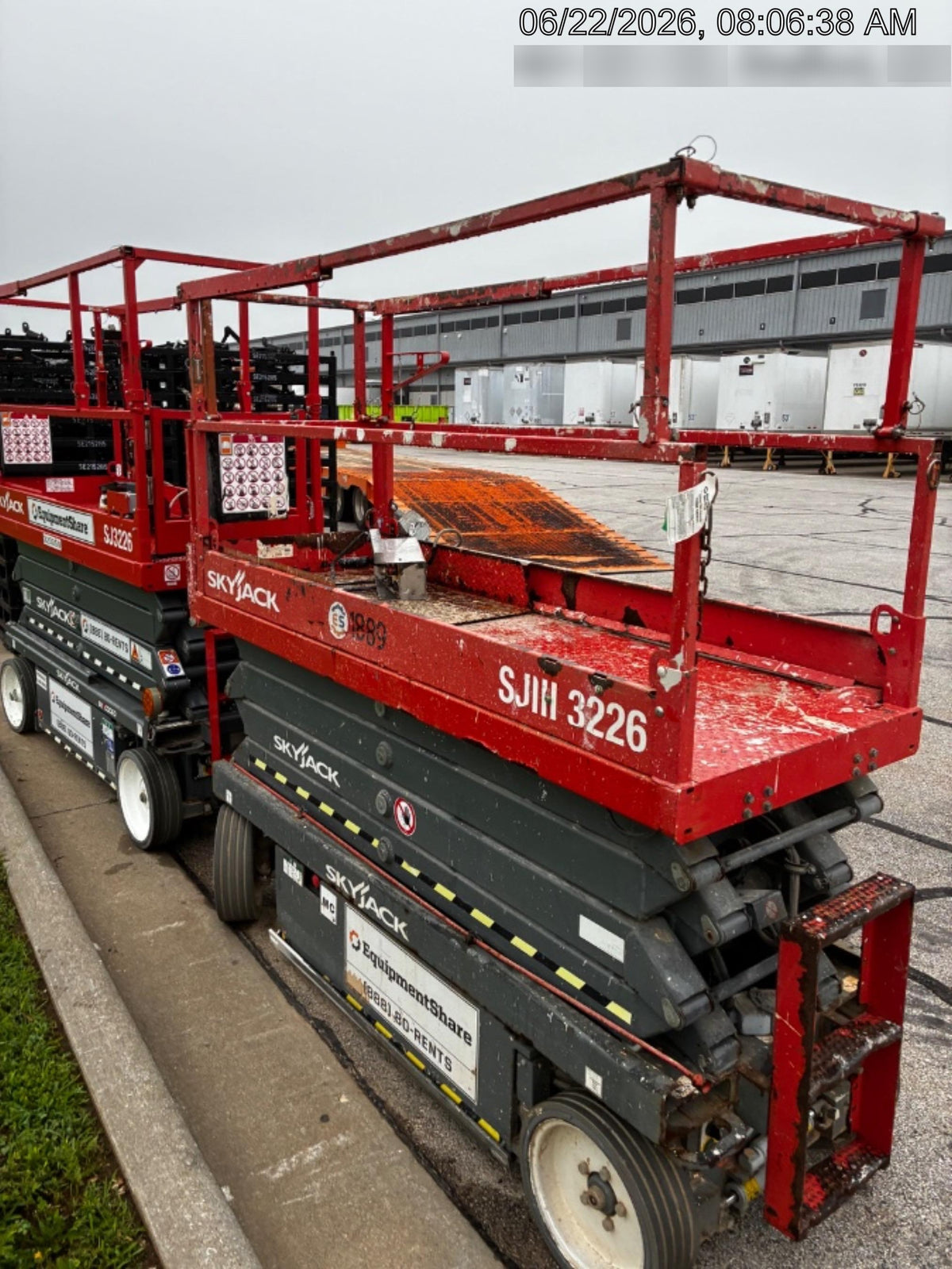 2016 Skyjack SJIII-3226 26' Electric Scissor Lift