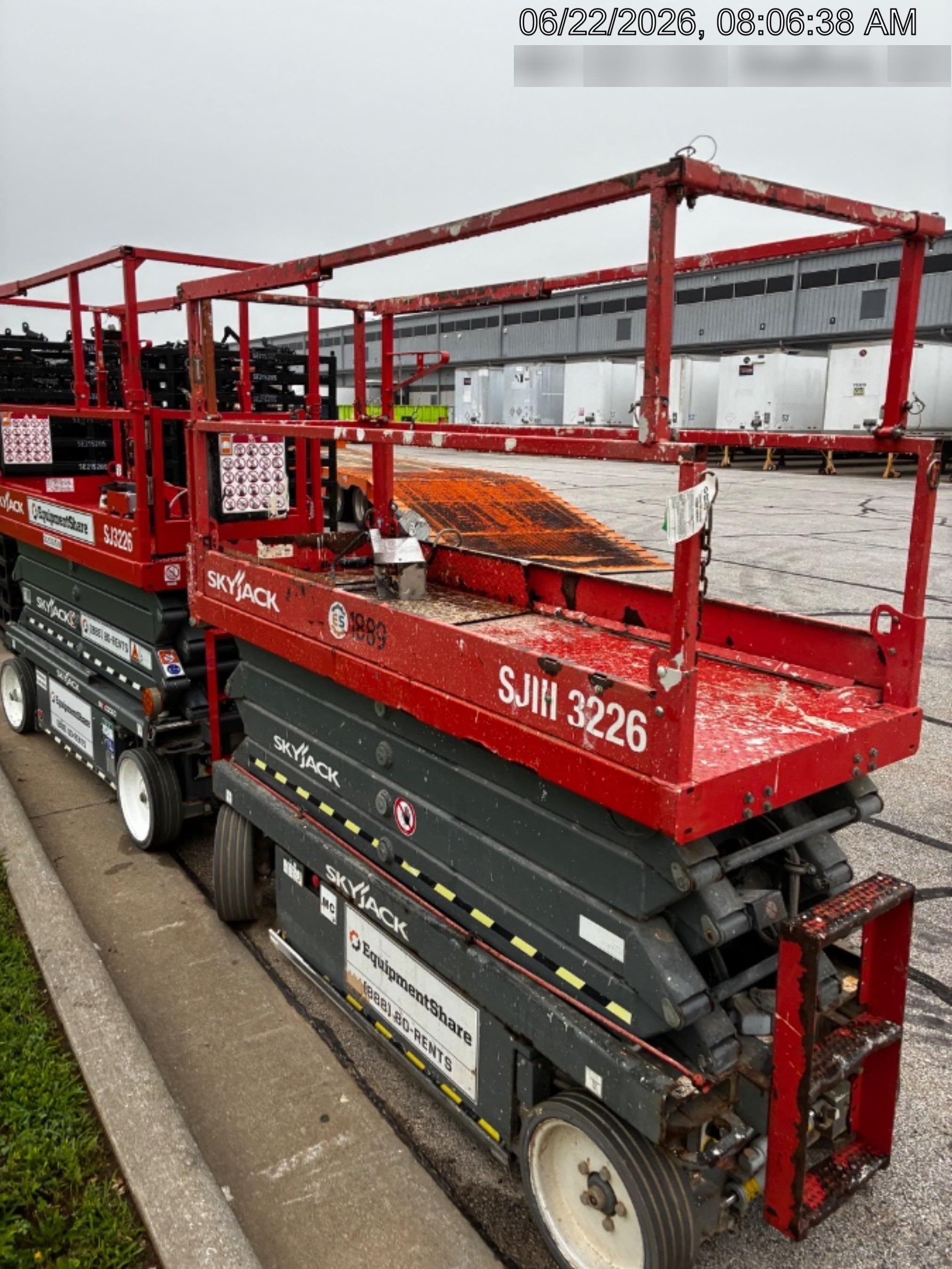 2016 Skyjack SJIII-3226 26' Electric Scissor Lift