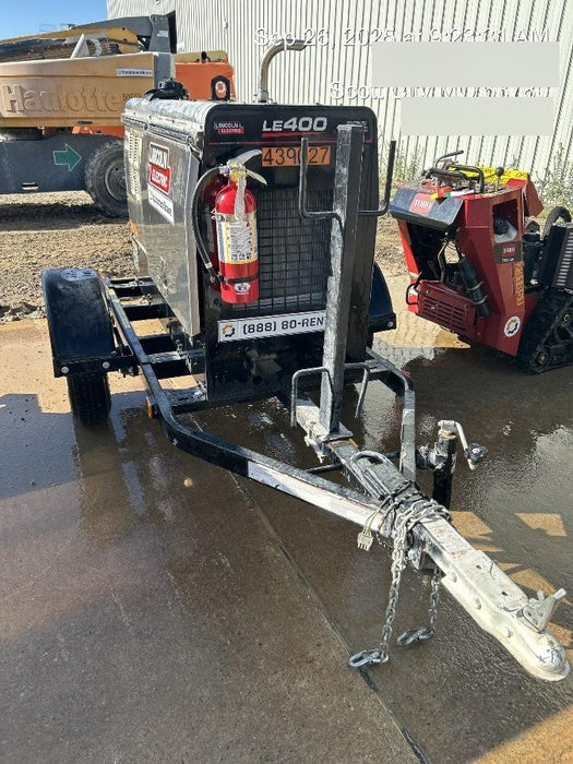2024 Lincoln Electric LE400 Kubota V1505, Trlr, Cable Rack, Light Kit, ES Decals, T3
