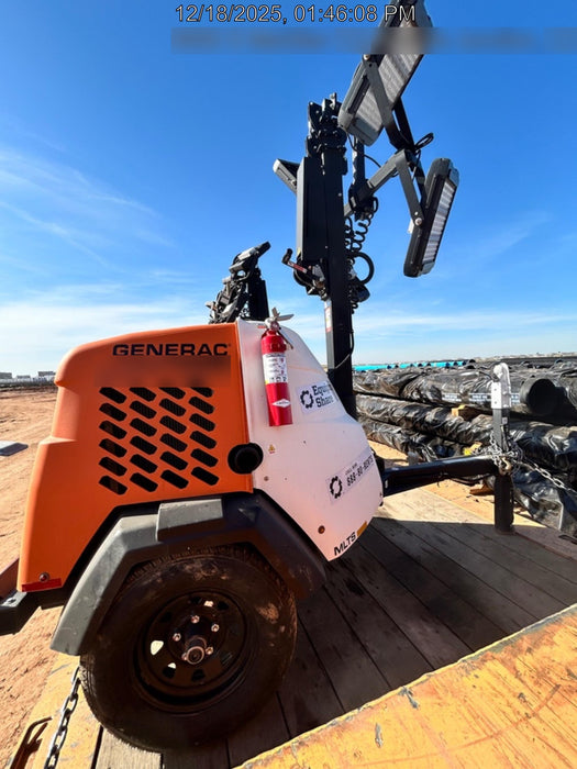2024 Generac MLT2 Diesel, Flex Switch 120V Input, Powerzone Controller, 
(4) 320W LED Lights, 4kW Generator, 39.9 Gal Fuel Tank, 2" Ball, T3