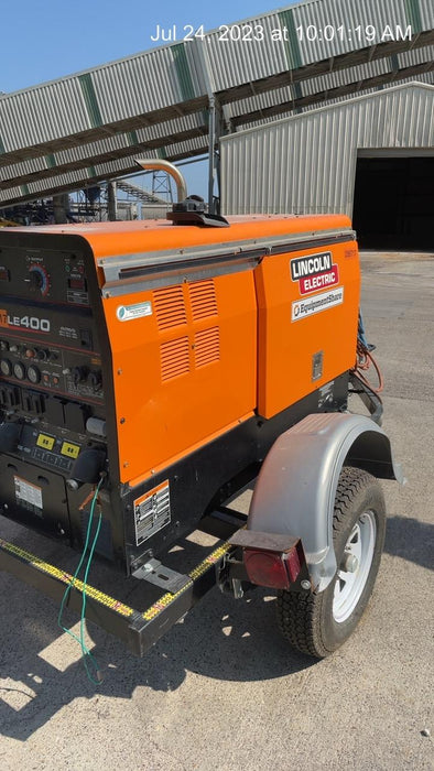 2022 Lincoln Electric LE400 Kubota V1505, Trlr, Cable Rack, Light Kit, ES Decals, T3