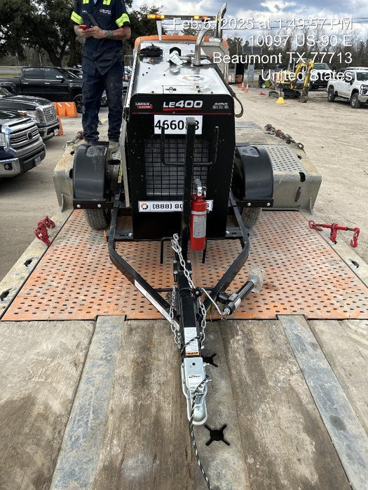 2024 Lincoln Electric LE400 Kubota V1505, Trlr, Cable Rack, Light Kit, ES Decals, T3