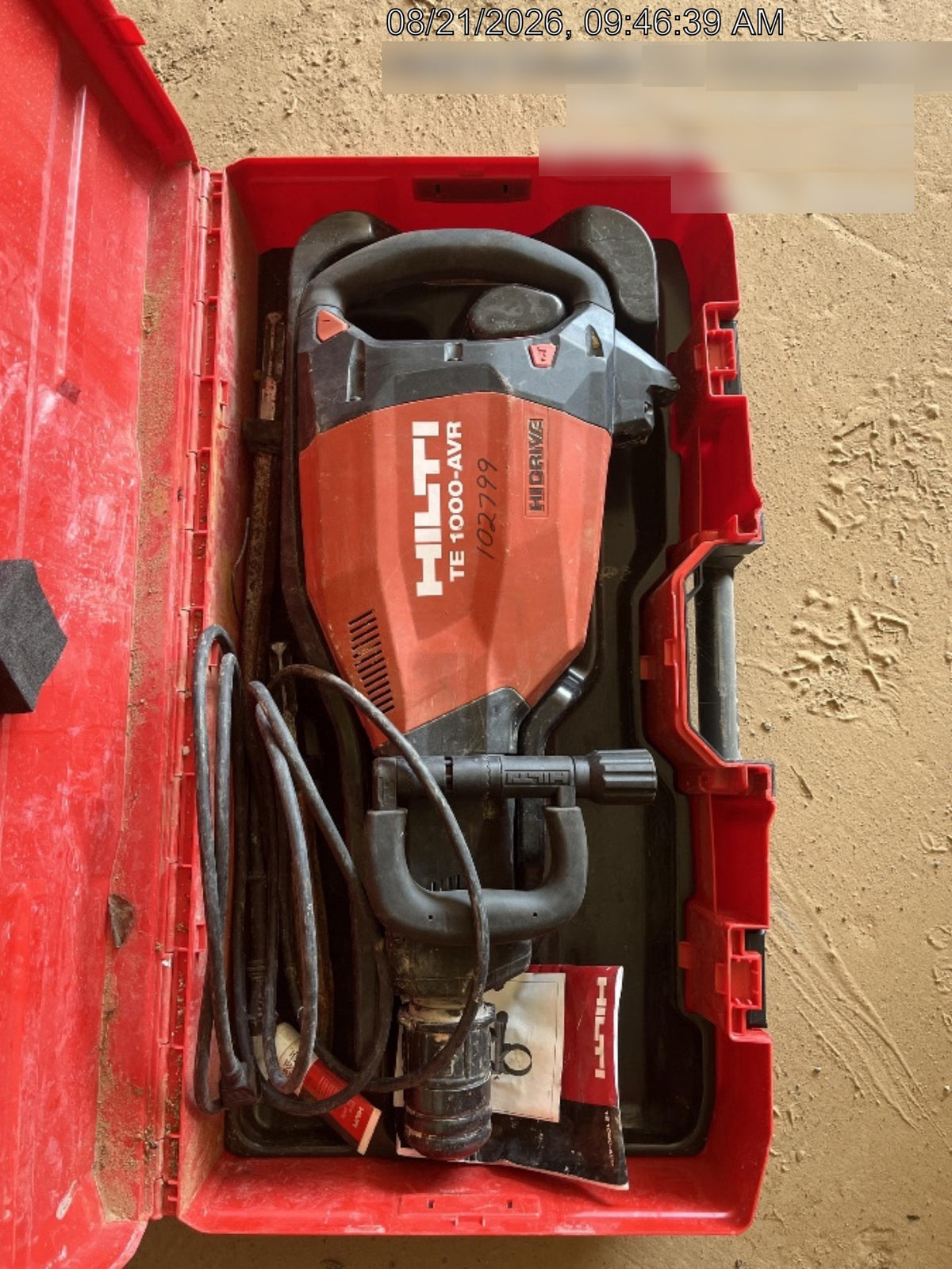 2020 HILTI TE 1000-AVR
