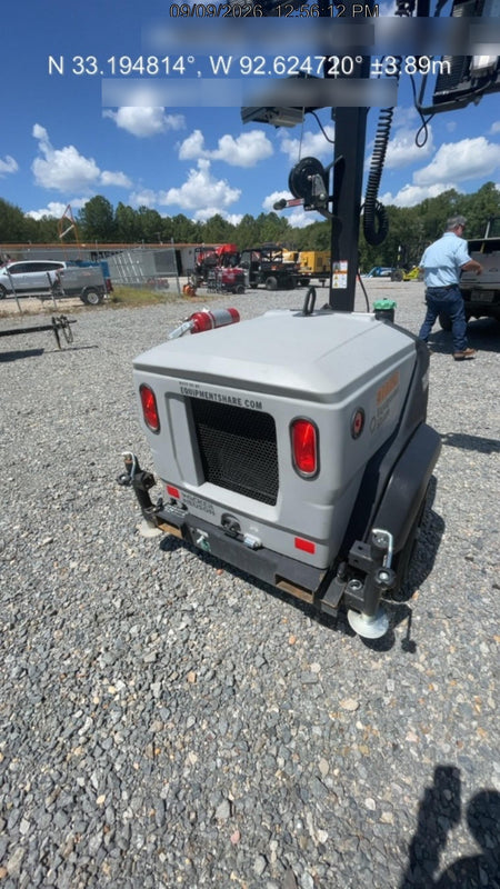 2024 Wacker Neuson LTT4 Diesel, Kohler KDW702, Deep Sea Controller, Auto Start, LED 320W, Bypass Outlet, T3