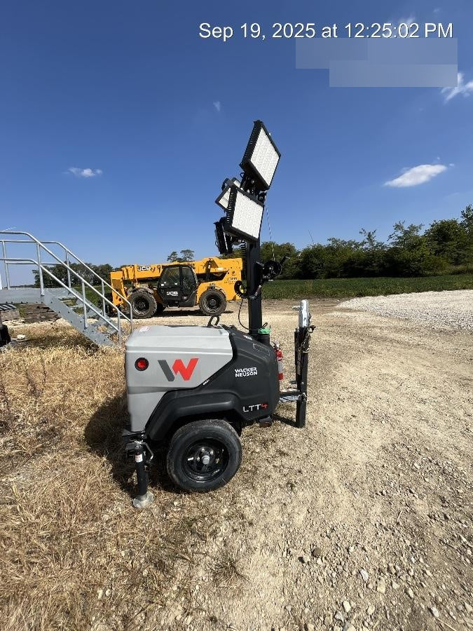 2024 Wacker Neuson LTT4 Diesel, Kohler KDW702, Deep Sea Controller, Auto Start, LED 320W, Bypass Outlet, T3