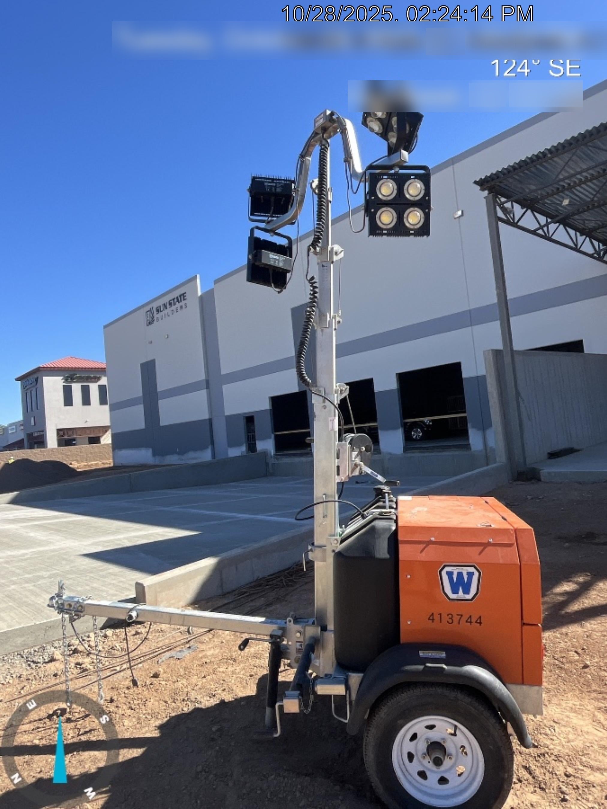 2024 Wanco WLTT-4MM4K Diesel, Deep Sea Controller, Shore Power Plug, Auto Start, (4) 350W LED Floodlights, 4kW Generator, 60 Gal Fuel Tank, 2" Ball, T3