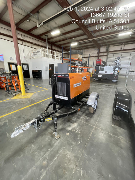 2022 Lincoln Electric LE400 Kubota V1505, Trlr, Cable Rack, Light Kit, ES Decals, T3