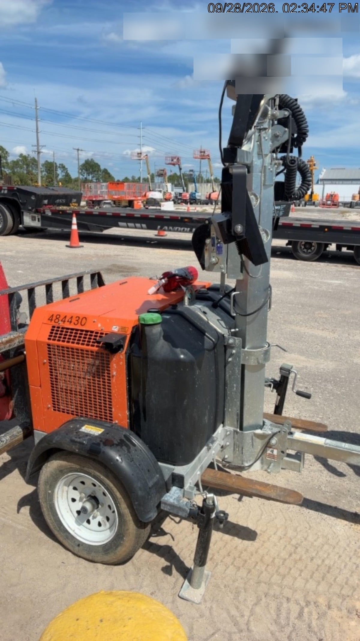 2024 Wanco WLTT-4MM4K Diesel, Mitsubishi L2E, 9.0HP @1800 rpm, Deep Sea Controller, Shore Power Plug, Auto Start, (4) 350W LED Floodlights, 4kW Generator, 60 Gal Fuel Tank, 2" Ball, T3