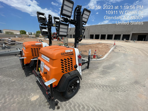 2023 Generac MLT2 Diesel, Flex Switch 120V Input, Powerzone Controller, (4) 320W LED Lights, 4kW Generator, 39.9 Gal Fuel Tank, 2" Ball, T3