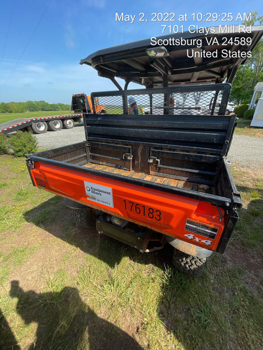 2021 Kubota RTV-X1140W-H Plastic Canopy, Windshield Acrylic Clear, LED Strobe Light, Wire Harness Kit, Back up Alarm